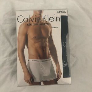 *NEW* 3 Pack Black Calvin Klein Boxer Briefs